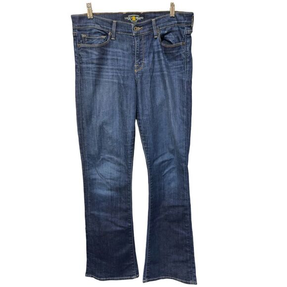 Lucky Brand Denim Sofia‎ Boot Cut Med Wash Comfort Embroidered Jeans (10)(33x32) - Picture 1 of 5
